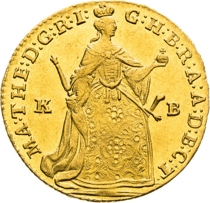 Ducat 1748 - front