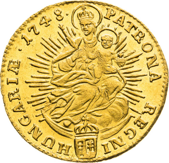 Ducat 1748 - back