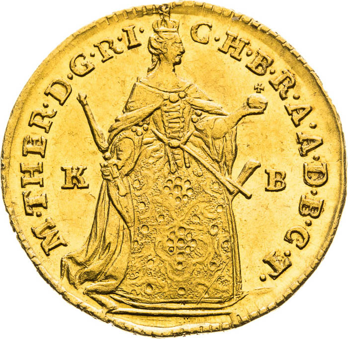 Ducat 1749 - front