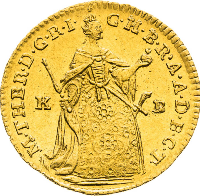 Ducat 1750 - front
