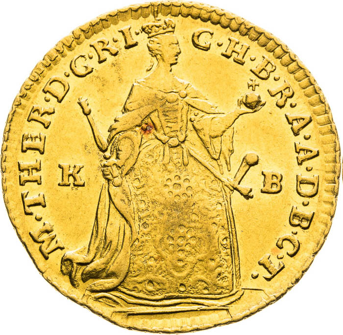 Ducat 1752 - front