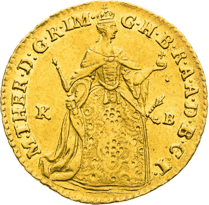 Ducat 1753 - front