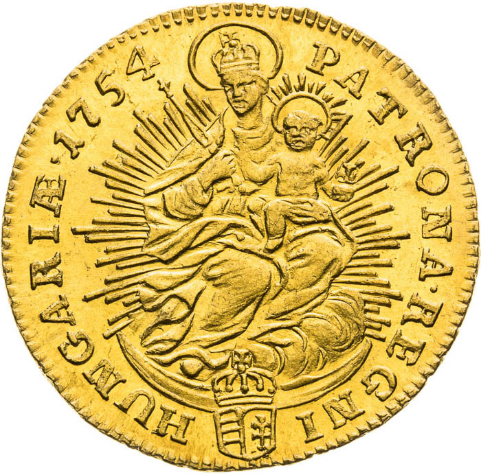 Ducat 1754 - back
