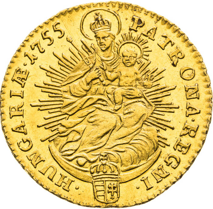 Ducat 1755 - back