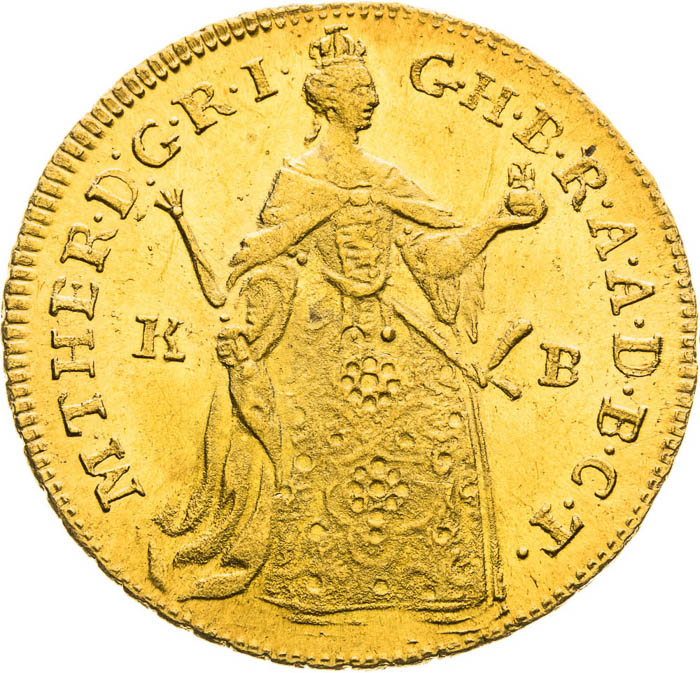 Ducat 1756 - front