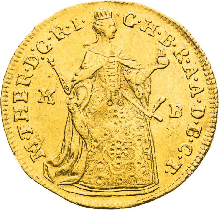 Dukát 1760 - averz