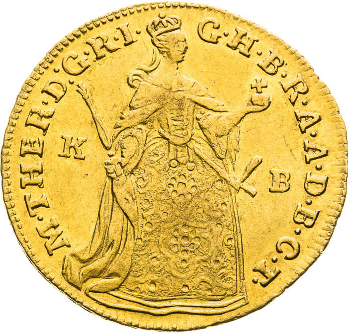 Dukát 1762 - averz