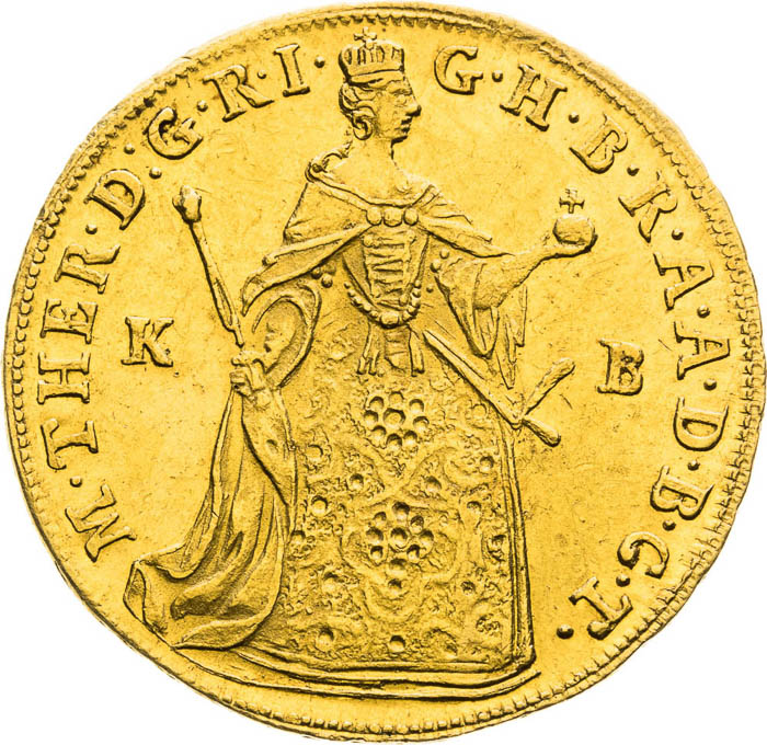 Dukát 1764 - averz