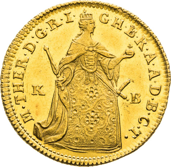 Dukát 1765 - averz