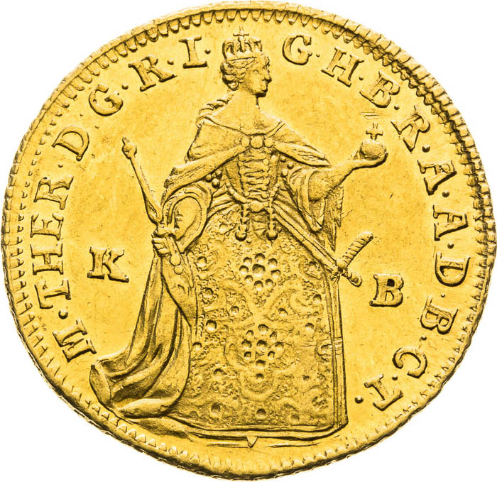 Dukát 1765 - averz