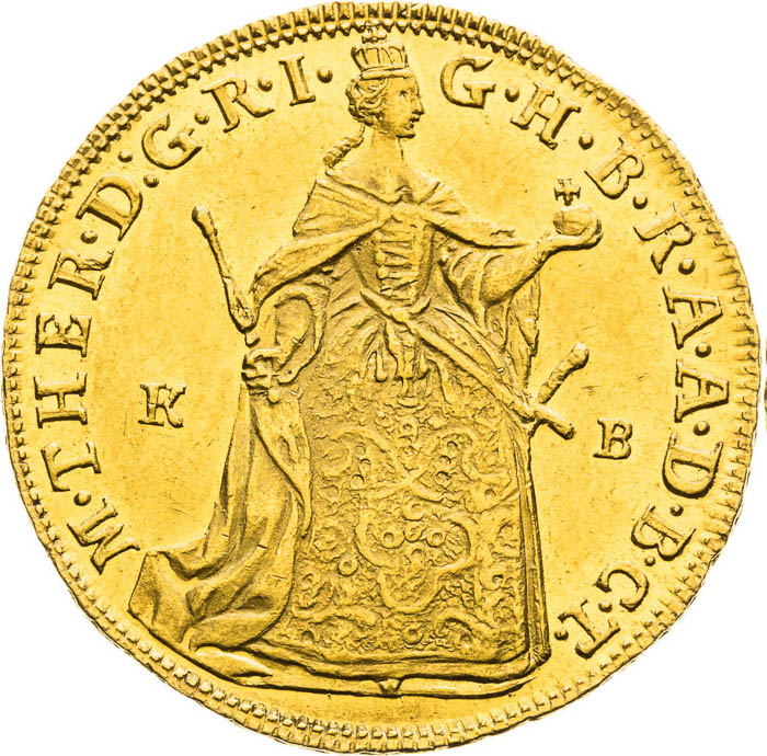 Dukát 1765 - averz