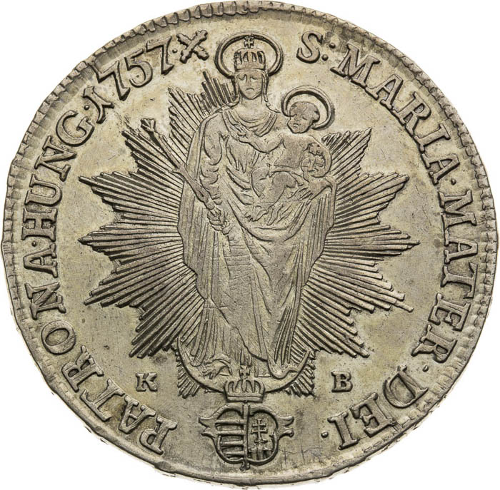 Thaler 1757 - back