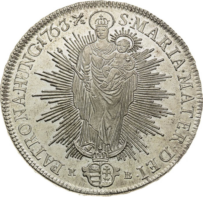 Thaler 1763 - back