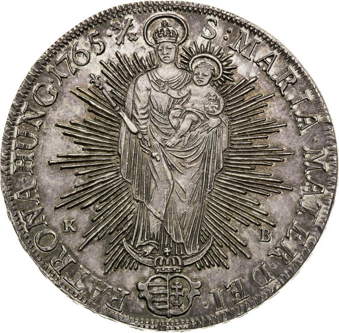 Thaler 1765 - back