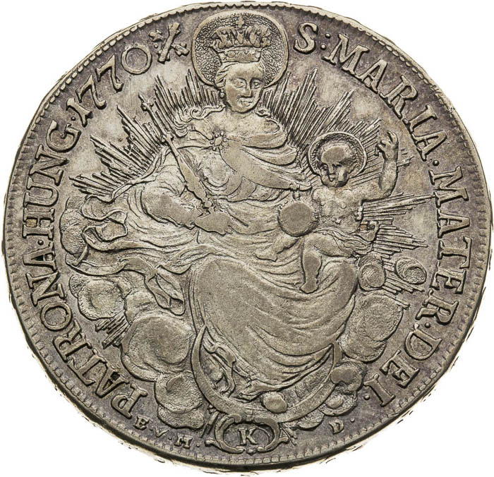 Thaler 1770 - back