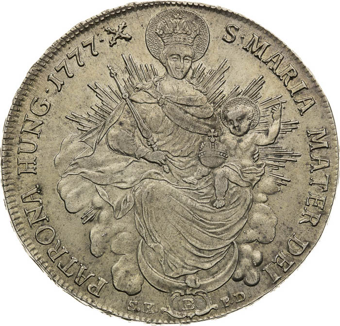 Thaler 1777 - back