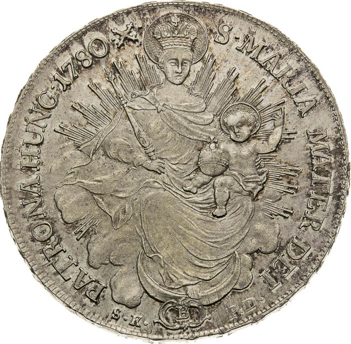 Thaler 1780 - back