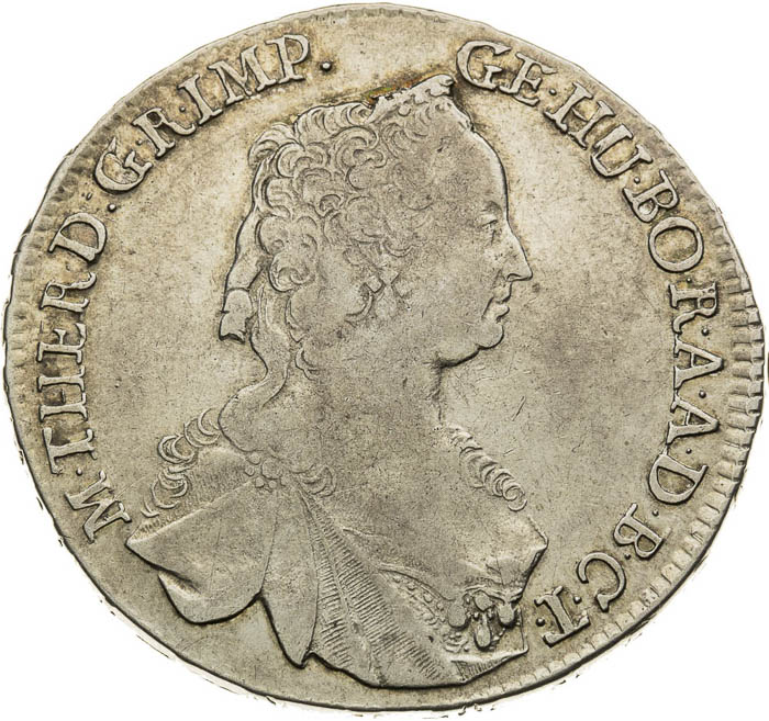 1/2 Thaler 1756 - front