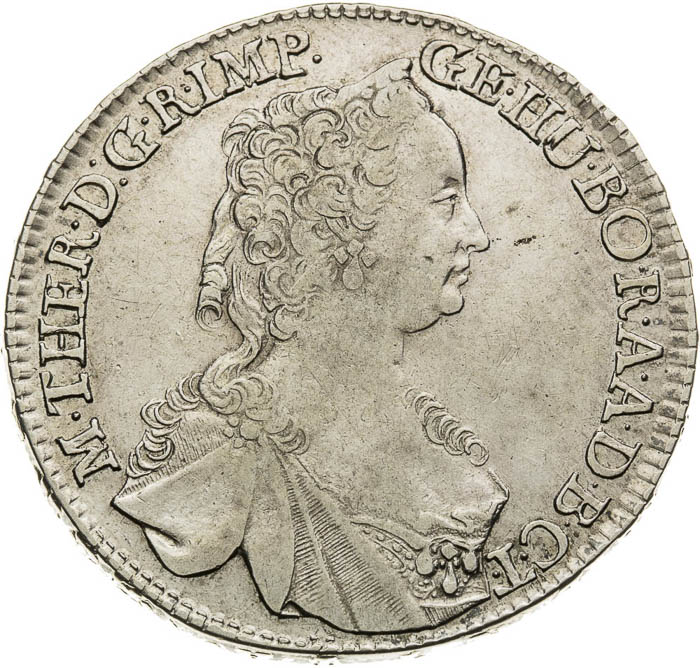 1/2 Thaler 1758 - front