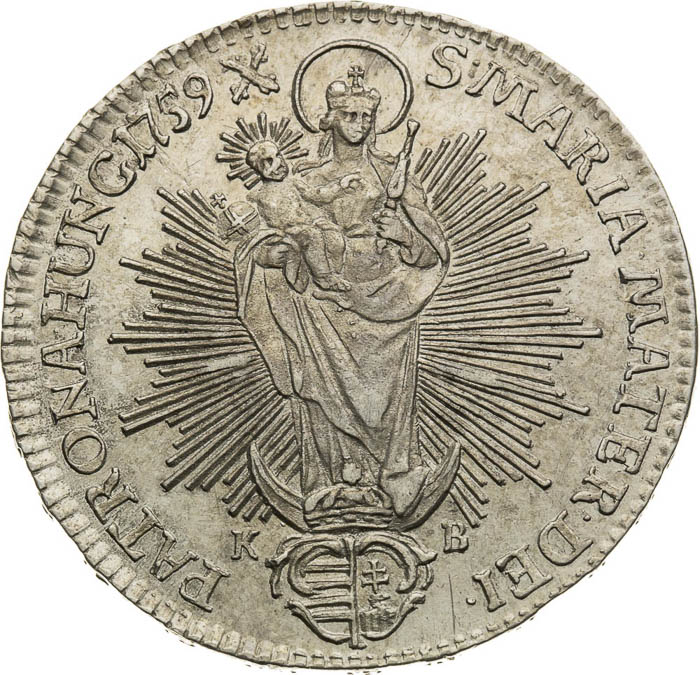 1/2 Thaler 1759 - back