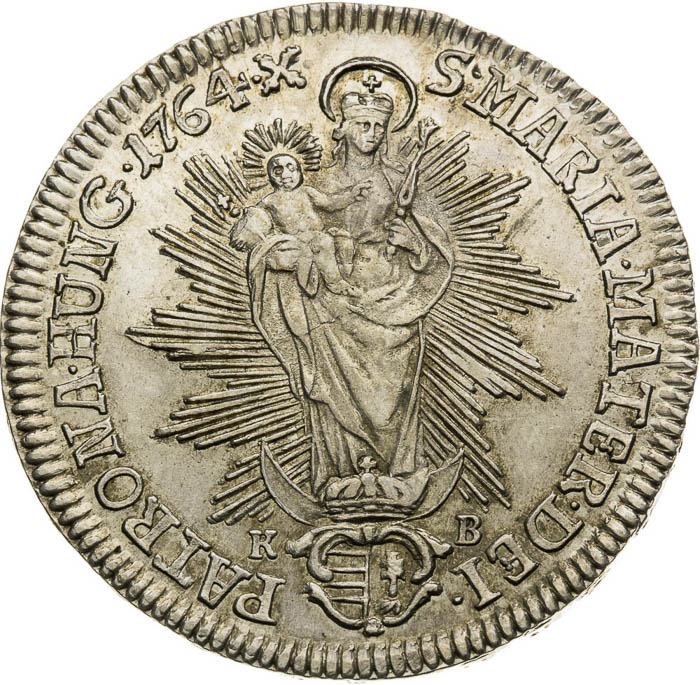 1/2 Thaler 1764 - back