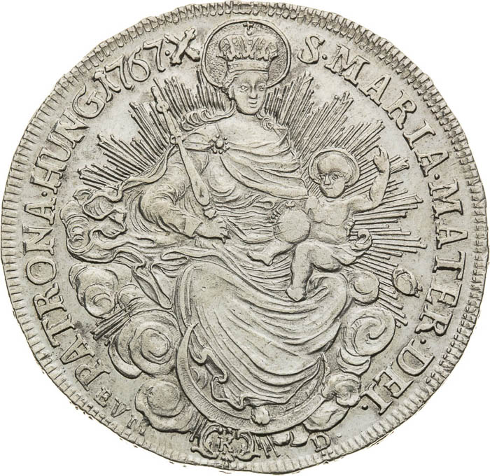1/2 Thaler 1767 - back