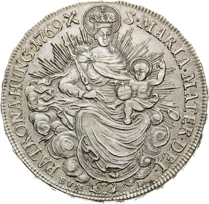 1/2 Thaler 1769 - back