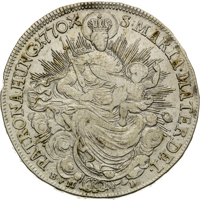 1/2 Thaler 1770 - back