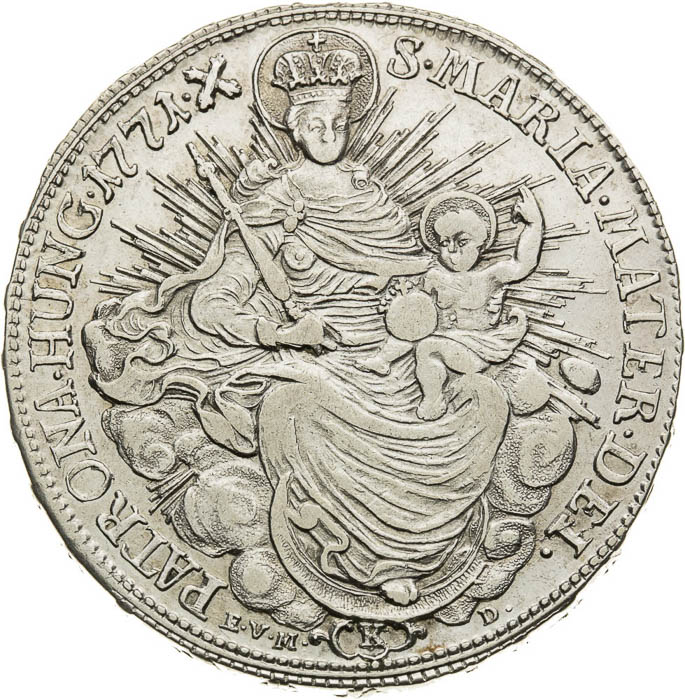 1/2 Thaler 1771 - back