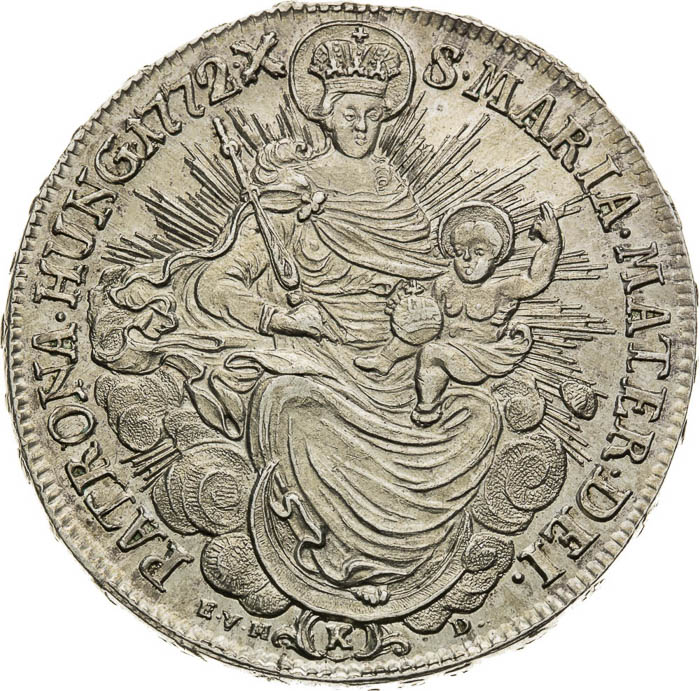 1/2 Thaler 1772 - back