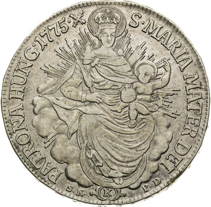 1/2 Thaler 1775 - back