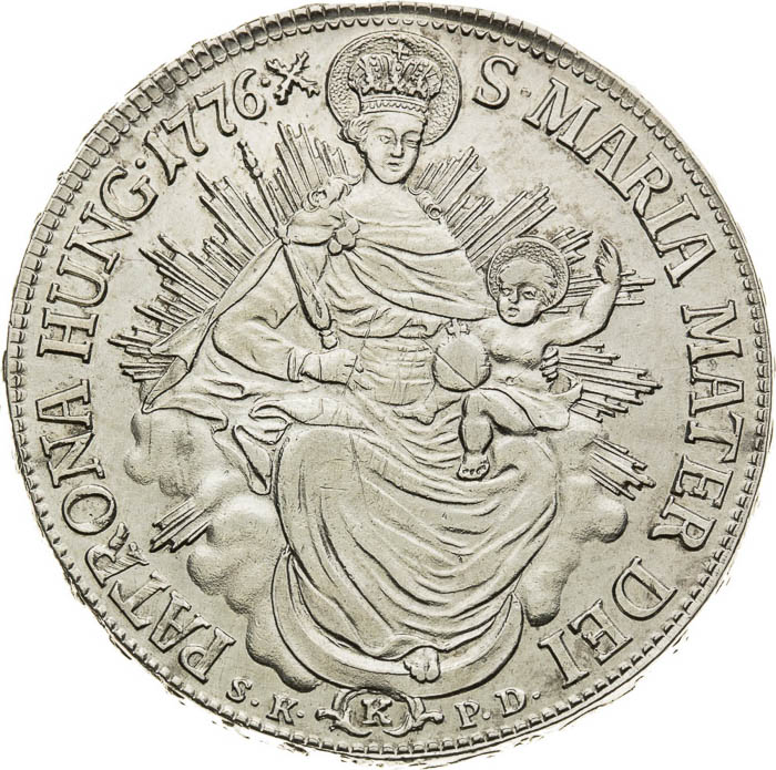 1/2 Thaler 1776 - back