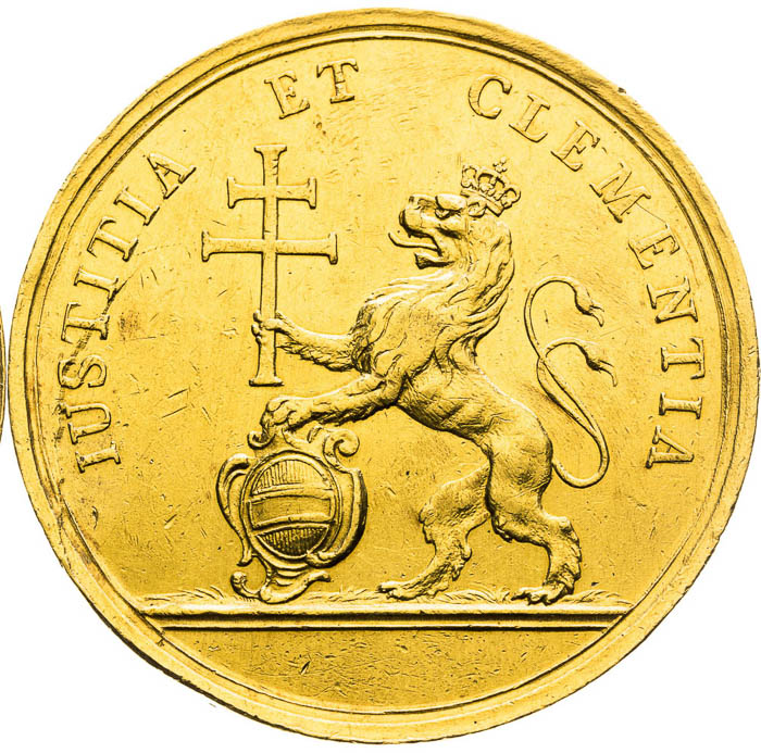 Gold Medal 1741 (15 Ducats) - back