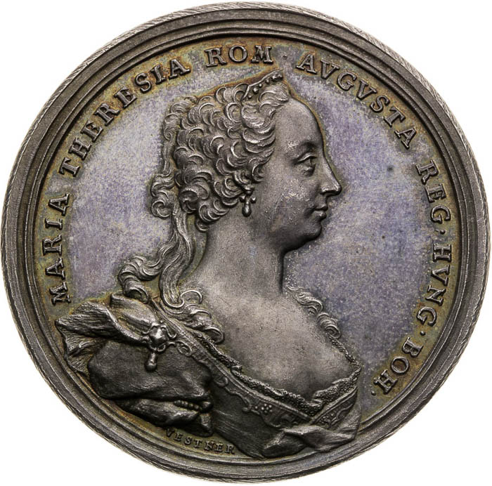 Silver Medal 1741 - front