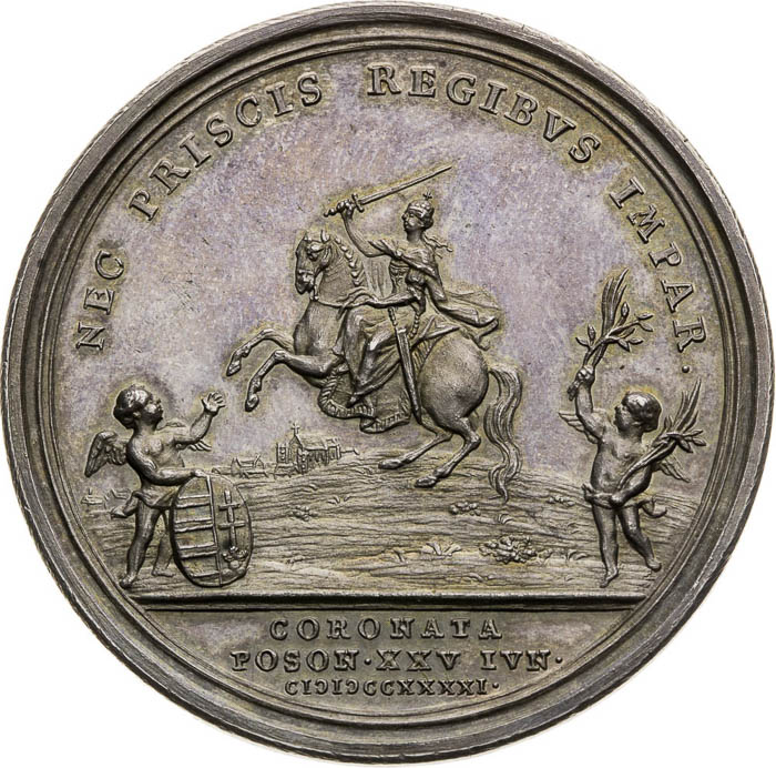 Silver Medal 1741 - back