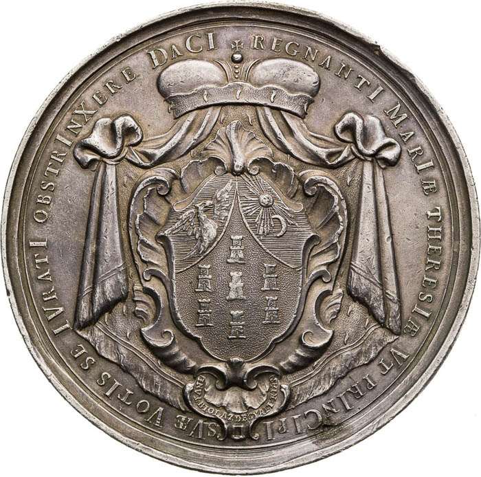 Silver Medal 1741 - front