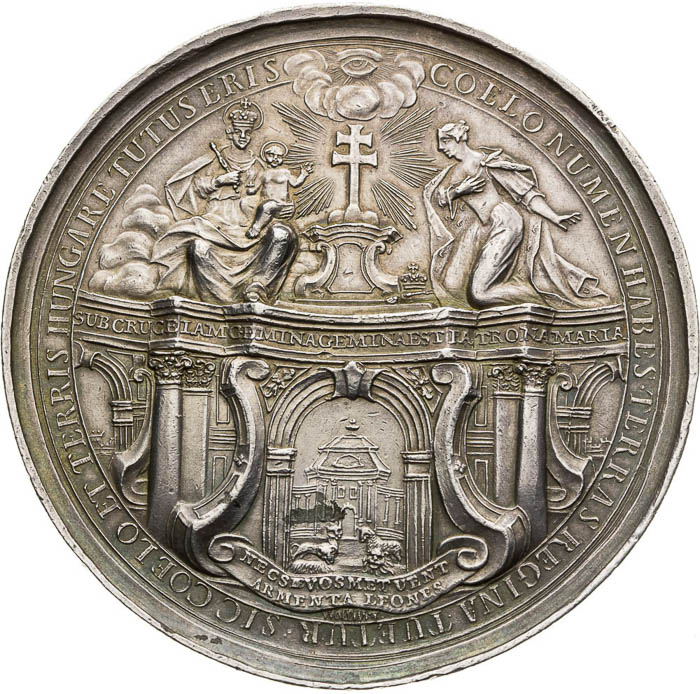 Silver Medal 1741 - back