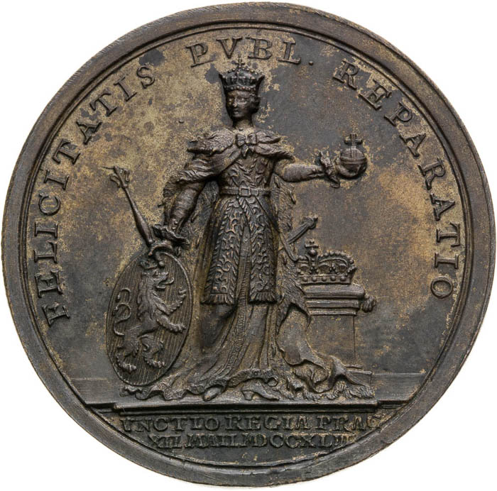 Medal 1743 - back