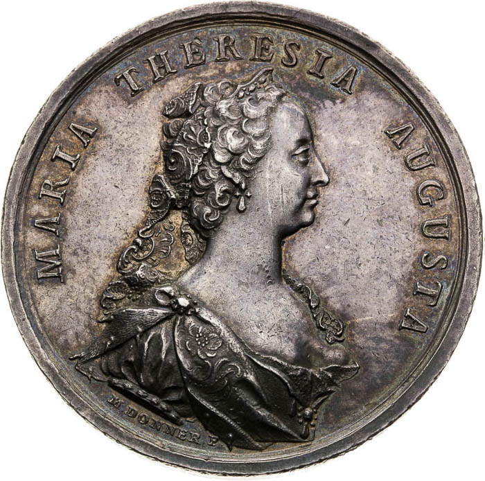 Silver Medal 1743 - front