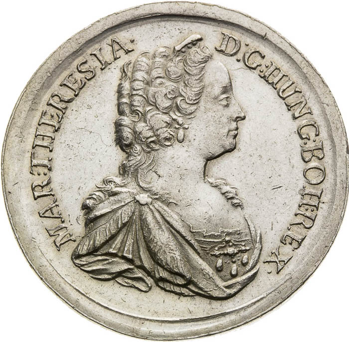 Silver Medal 1743 - front