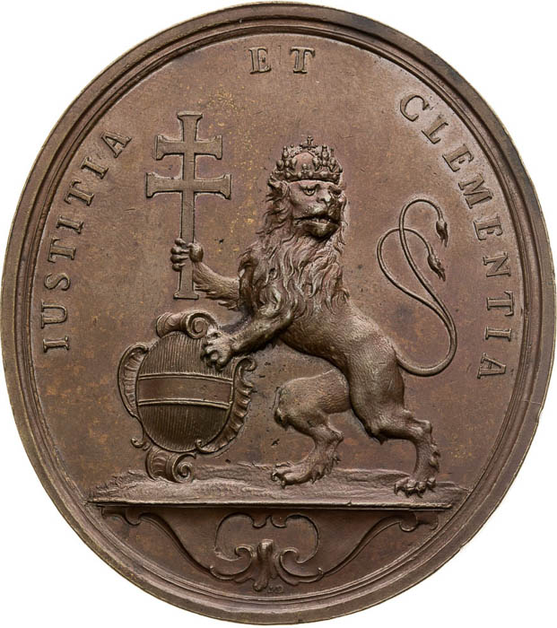 Medal 1743 - back