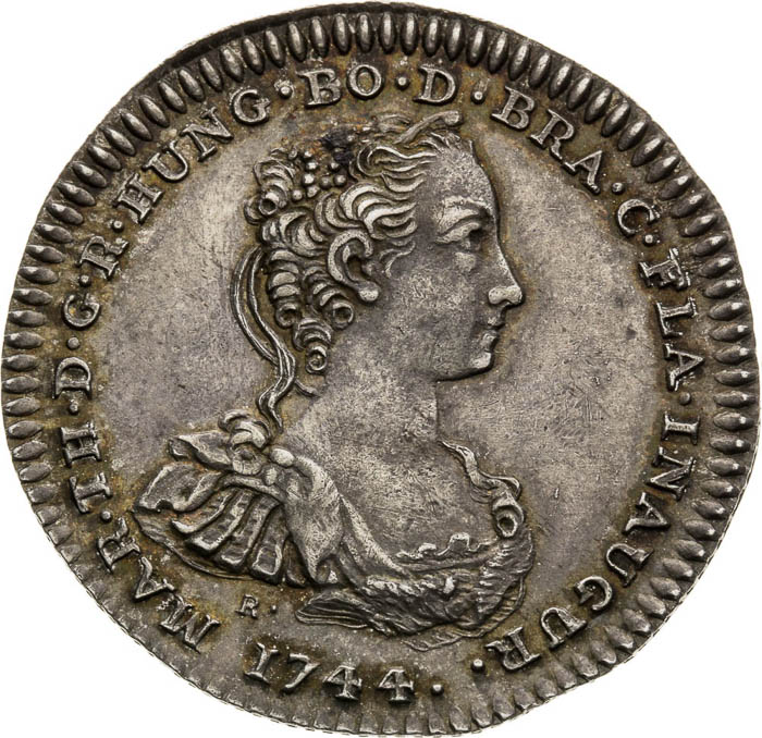 Silver Token 1744 - front