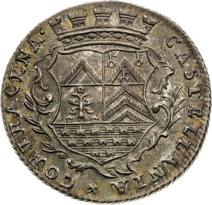 Silver Medal 1745 - back