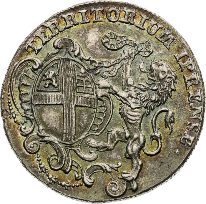 Silver Token (1750) - back