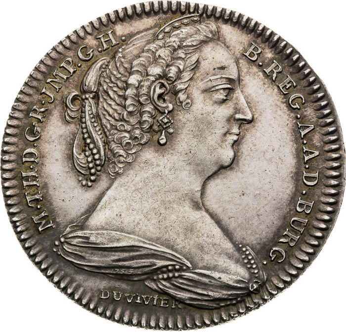 Silver Token (1755) - front