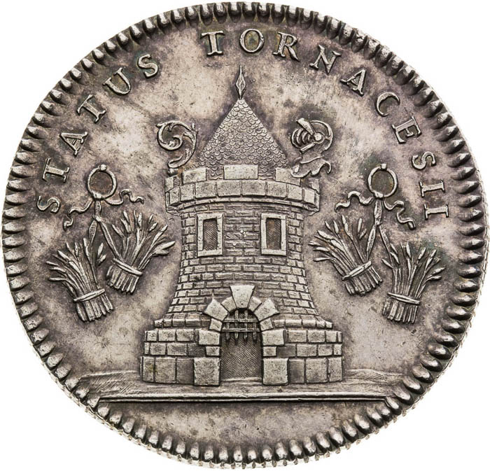 Silver Token (1755) - back