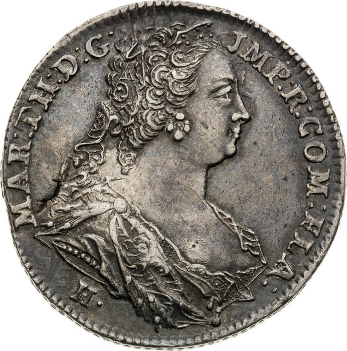 Silver Token (1755-1757) - front