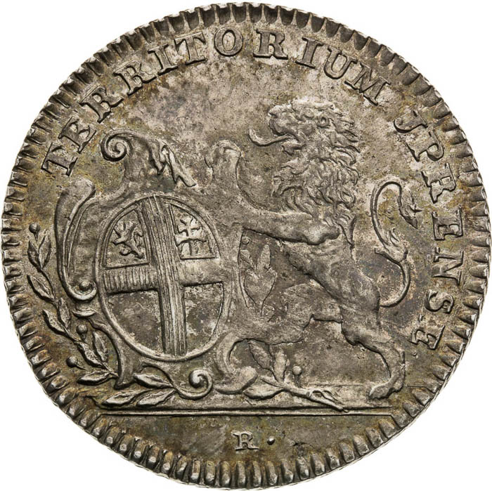 Silver Token (1768-1772) - back