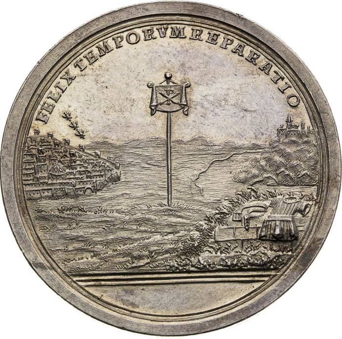 Silver Medal 1741 - back