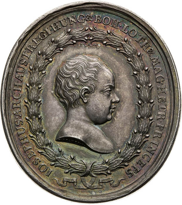 Silver Medal 1741 - front